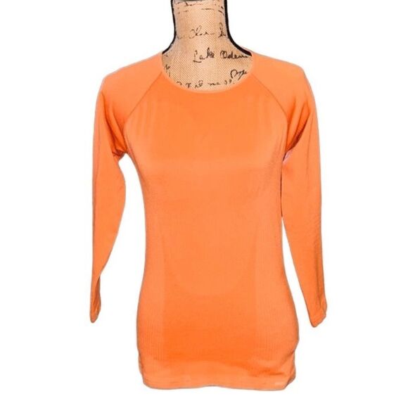 Womens Patagonia Capilene orange shirt M - Picture 1 of 4